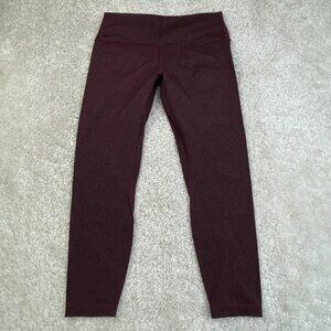 Lululemon Align Pant Legging Granulite Garnet Red Black